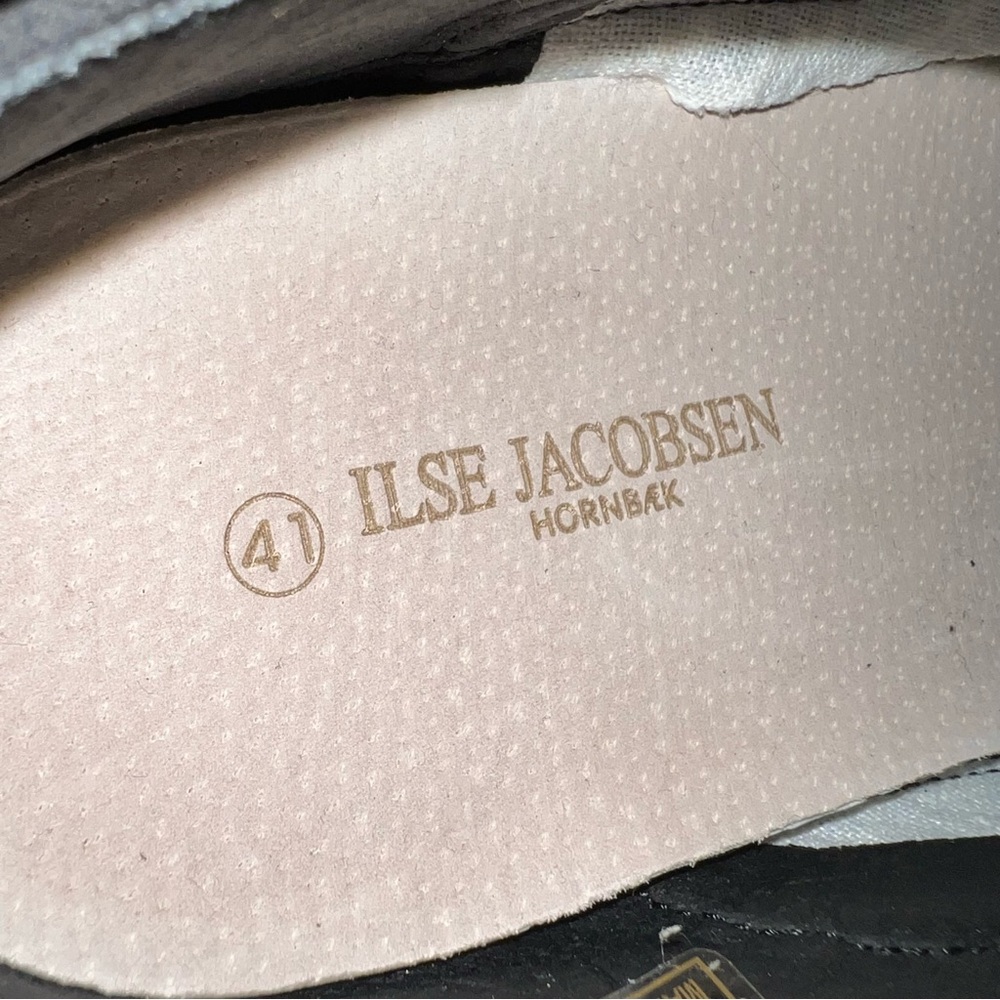 Ilse Jacobsen Tulip Platform Sneakers Black White Shoes EU 41 / US 10 - Picture 8 of 9